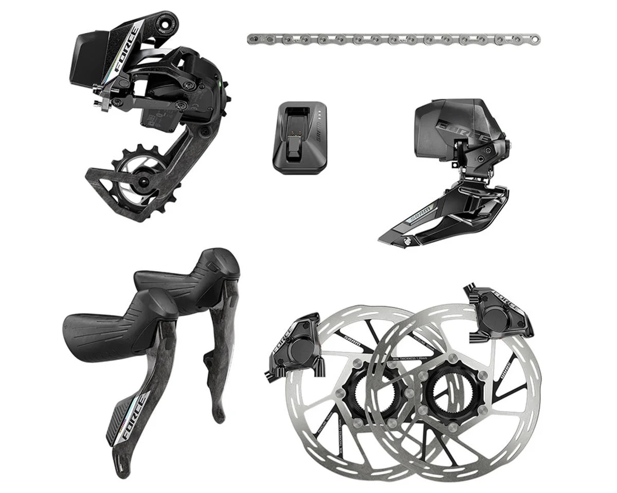 SRAM Force AXS Road Groupset (E1) (Black) (2 x 12 Speed)